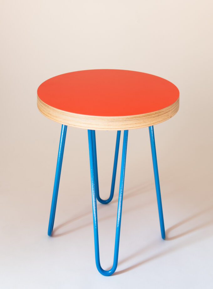 side table red