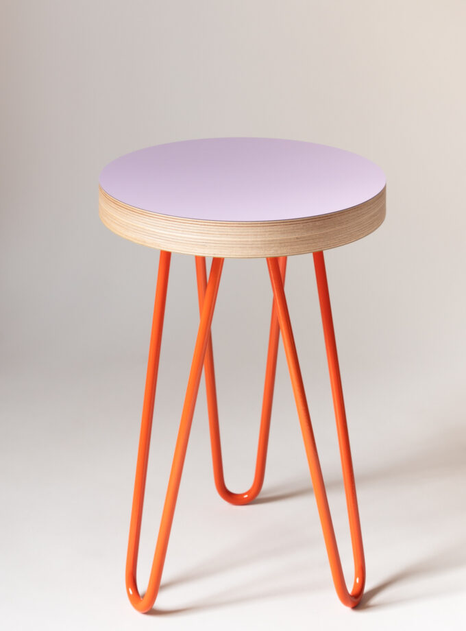 Side Table on Hairpin Legs